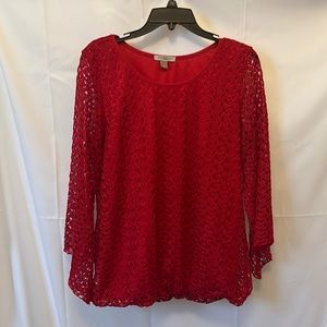Roz & Ali Red Top M